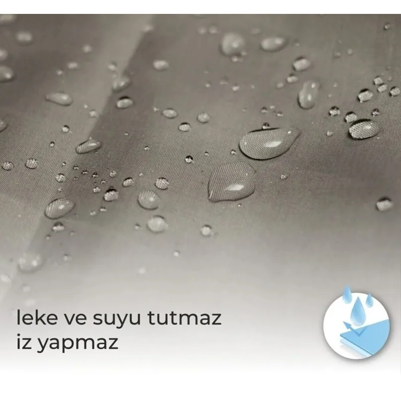ستارة حمّام بضلفتين بنقشة البامبو 110×200 سم - صورة 4
