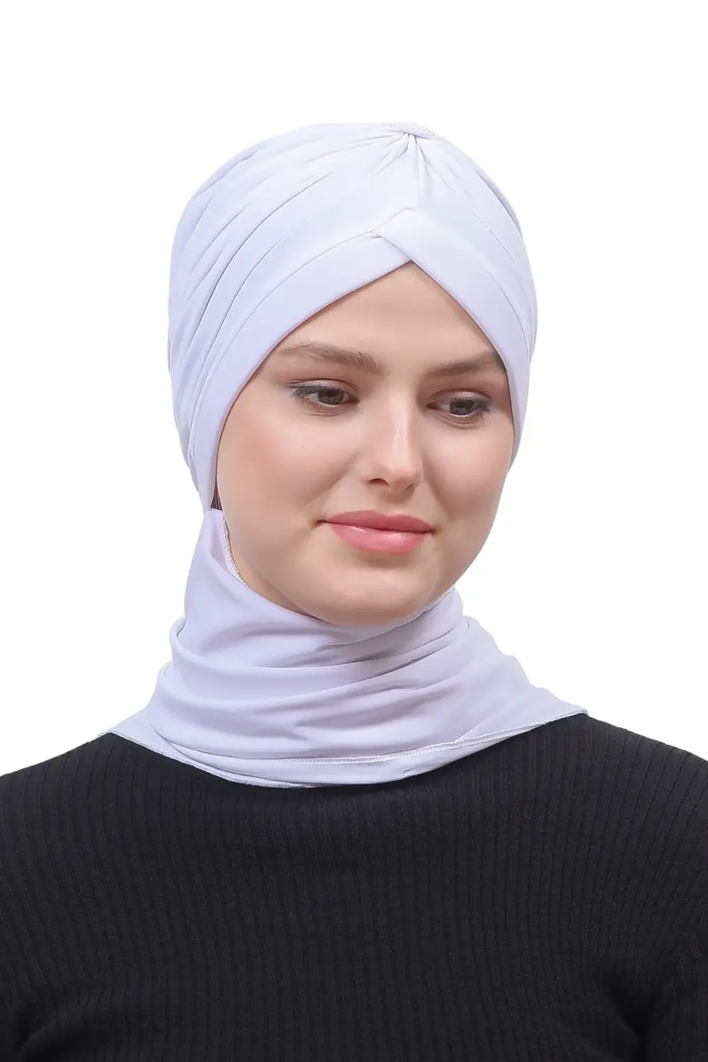 بونيه بتاج لؤلؤ وشريط جانبي - صورة 2