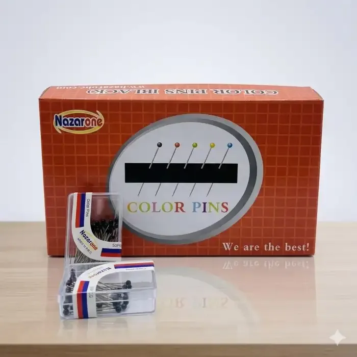 طقم 20 دبوس حجاب أسود