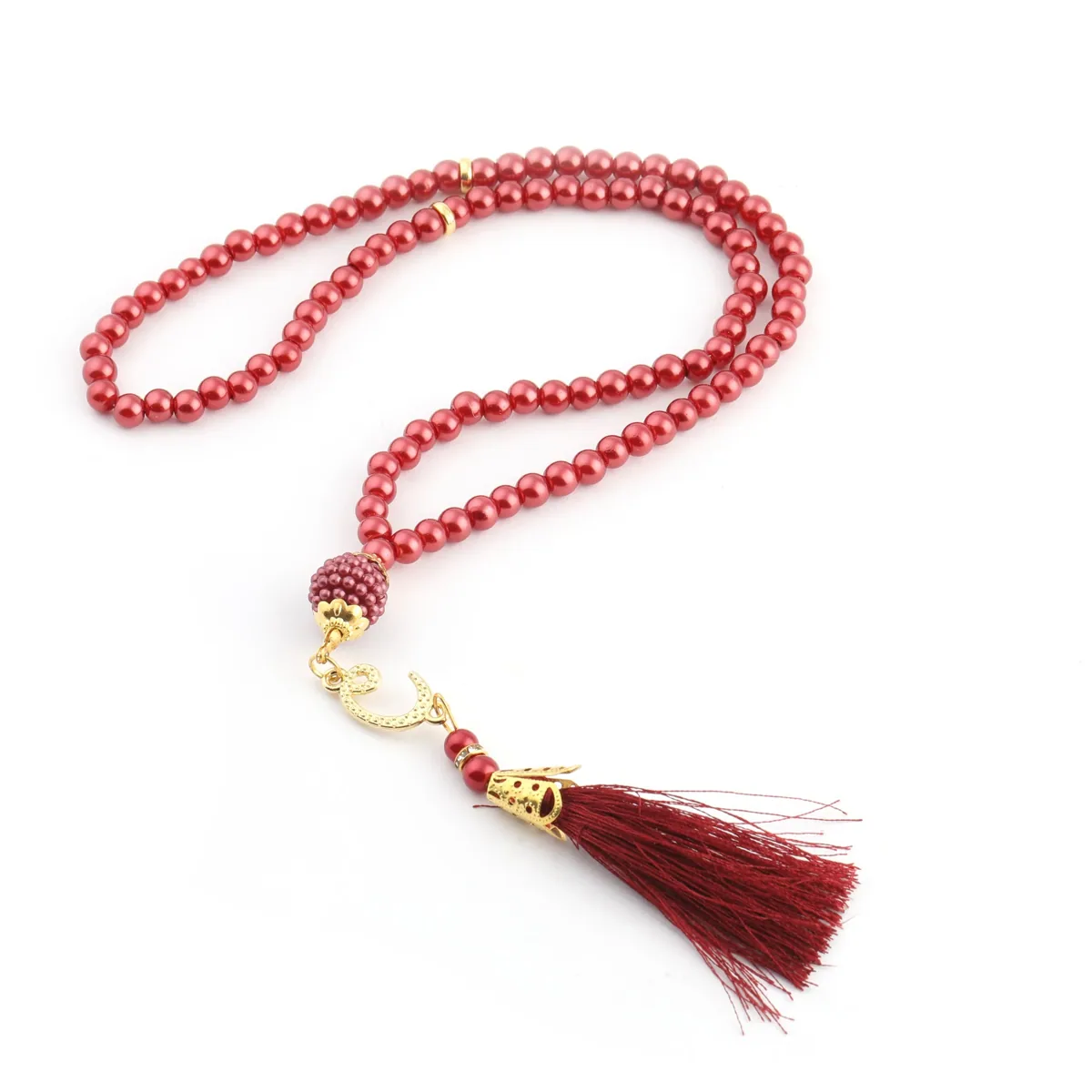 طقم هدية سجادة ومصحف صغير ومسبحة في علبة كرافت - صورة 4