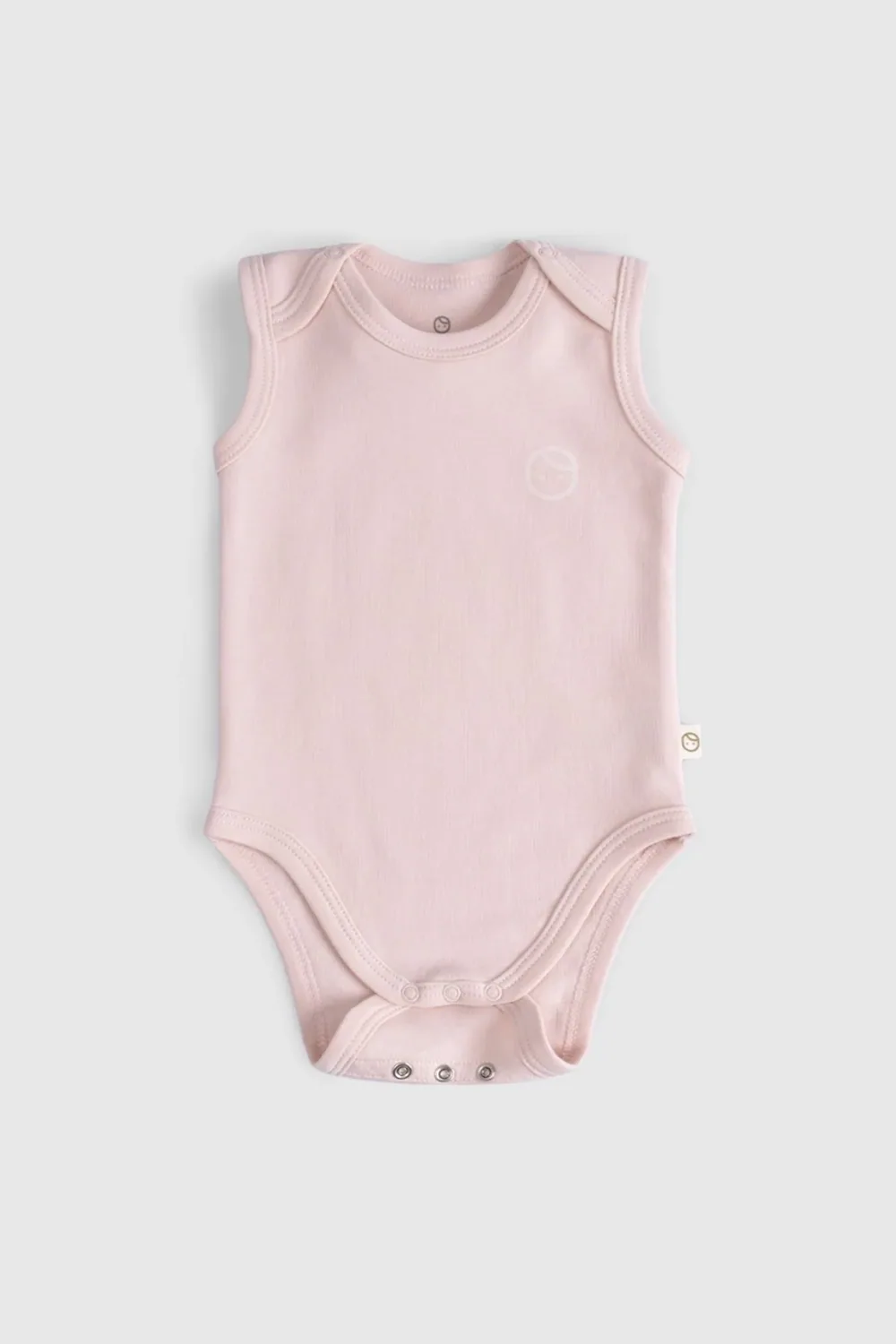 طقم فانيلتين رضيعات بلون وردي وإيكرو - صورة 2