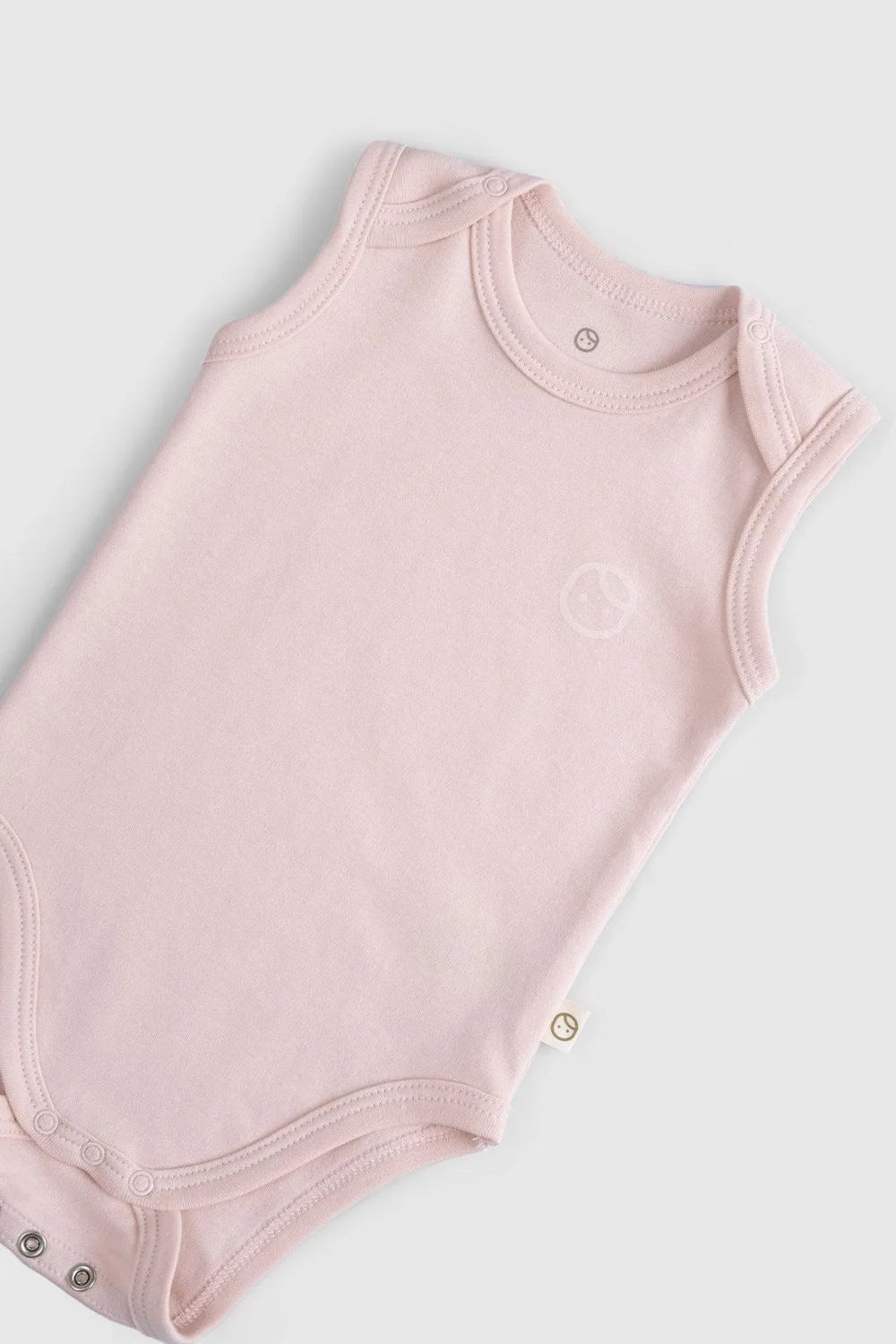 طقم فانيلتين رضيعات بلون وردي وإيكرو - صورة 4