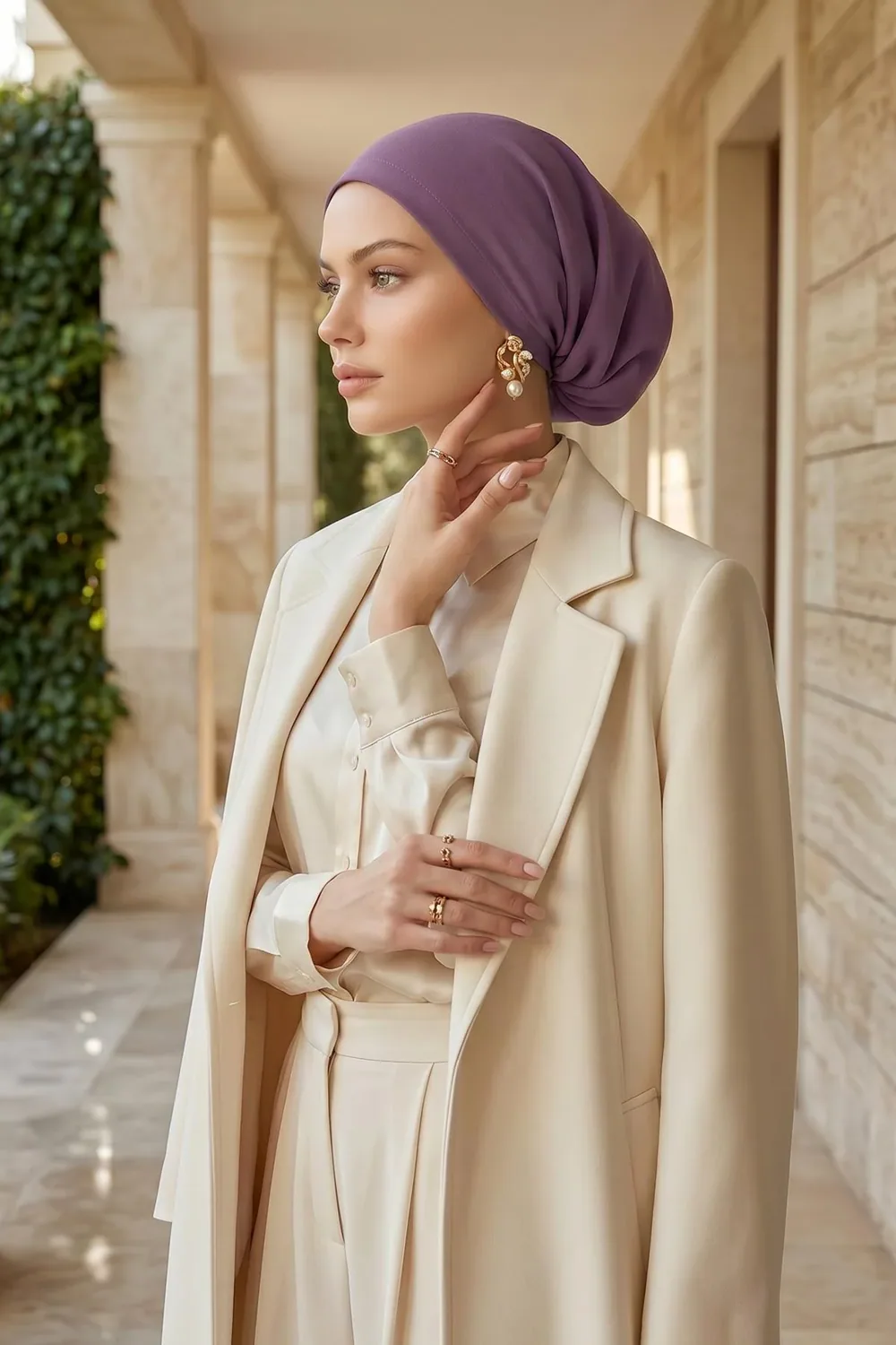بونيه كريب بتصميم منسدل