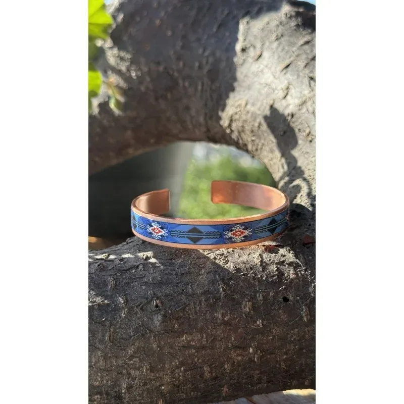 سوار نحاس يدوي بنقوش خاصة