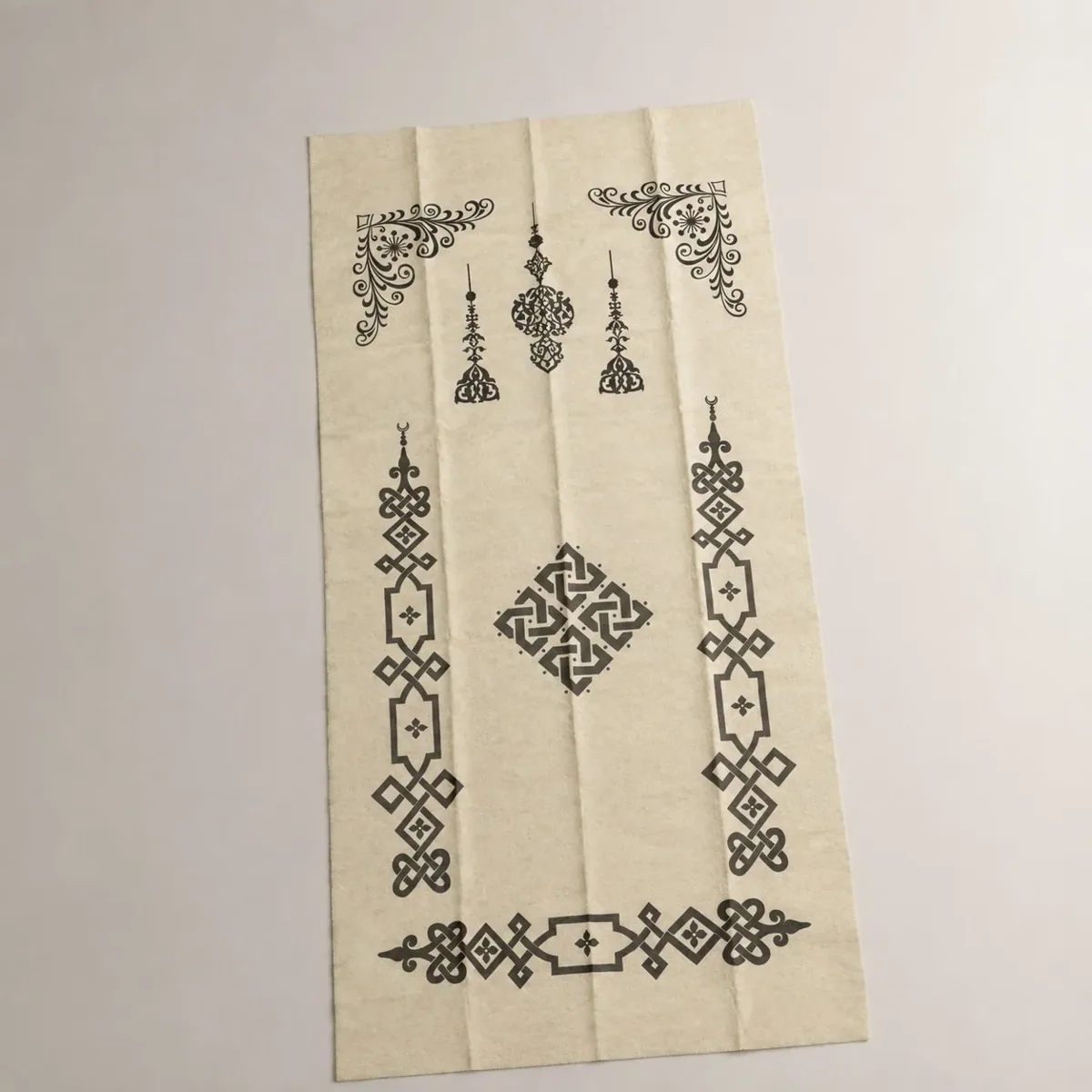 سجادة صلاة جيب خفيفة مقاس 60×110 سم