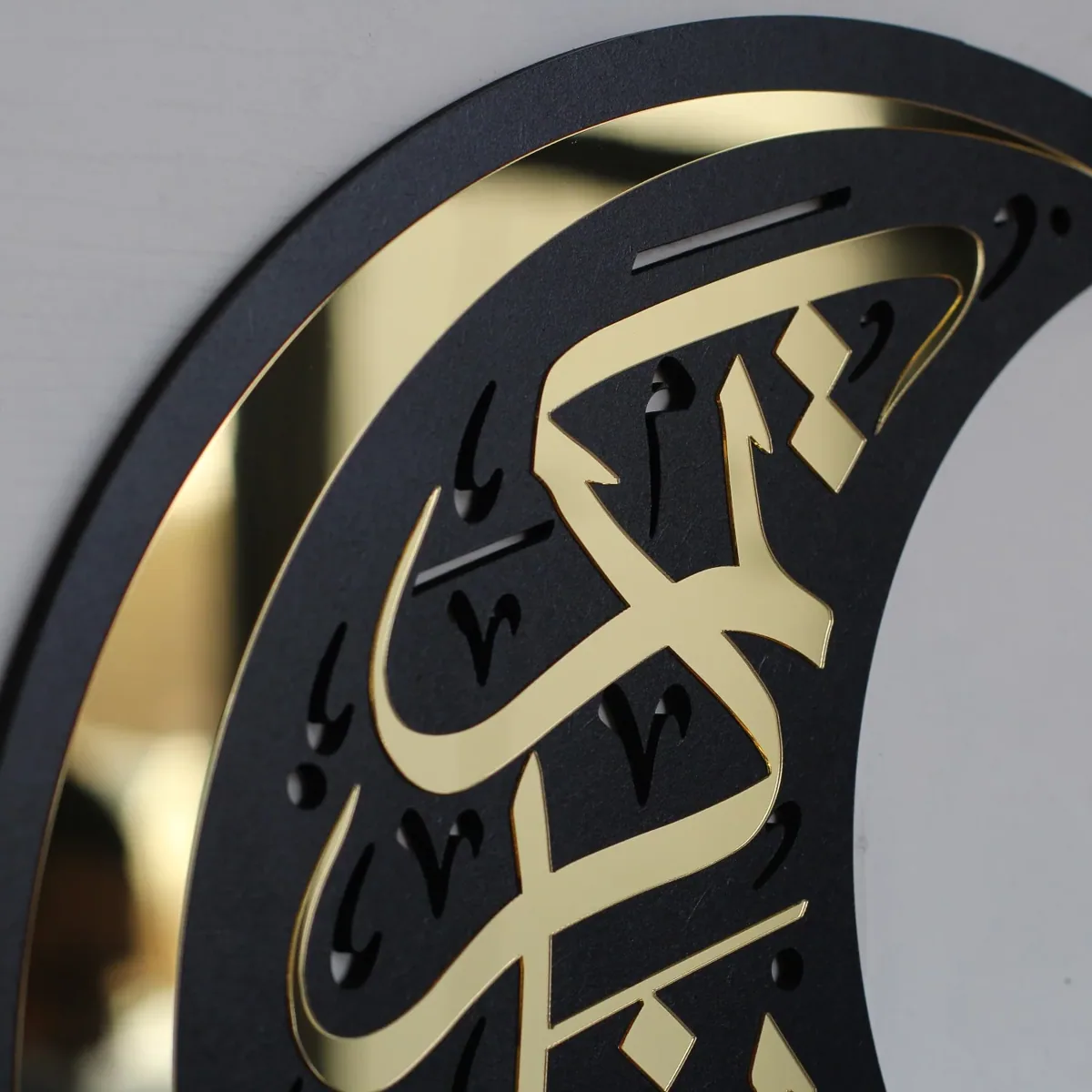 زينة جدارية بشكل هلال «رمضان كريم» - صورة 4