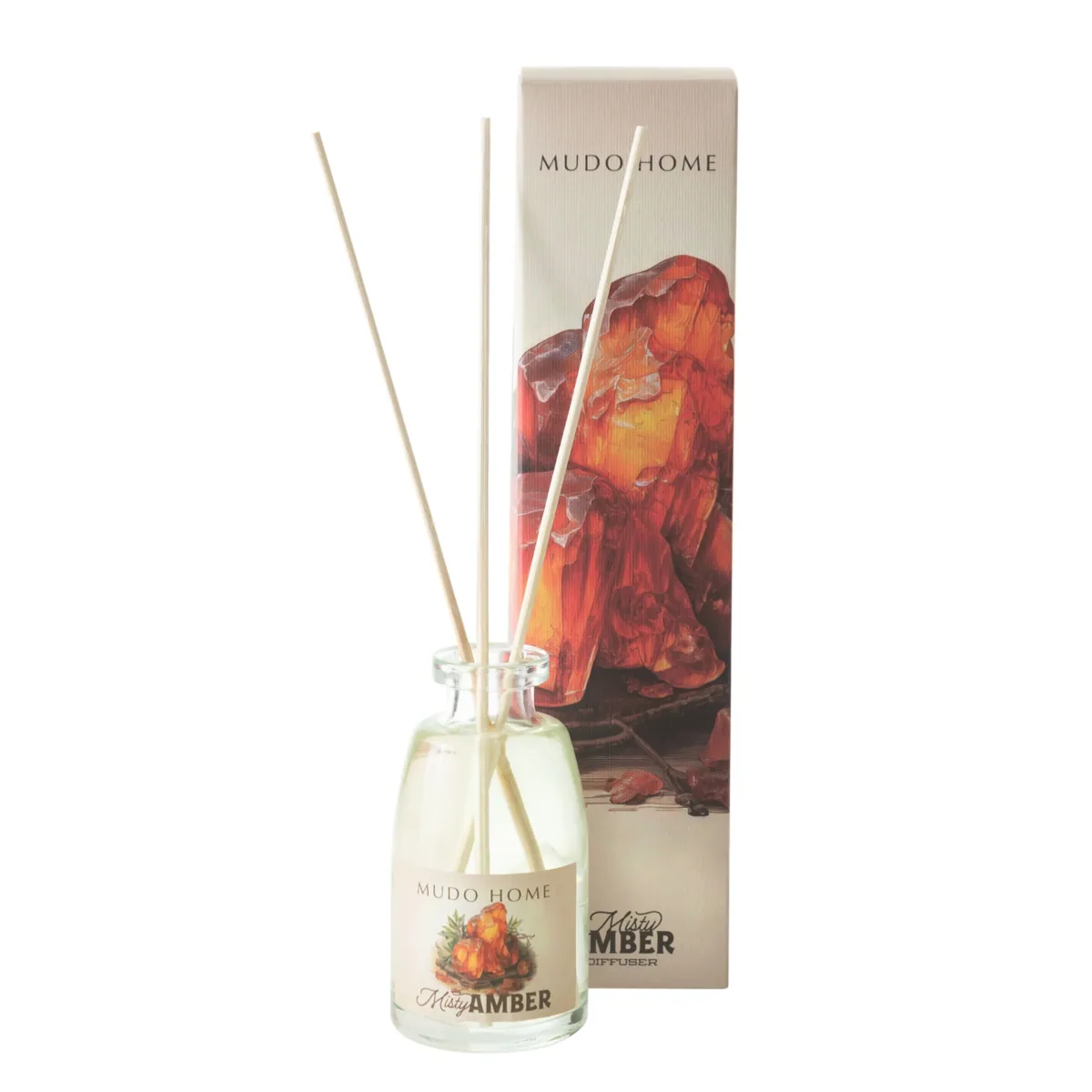 معطر جو بأعواد 100 مل بعبير العنبر الضبابي