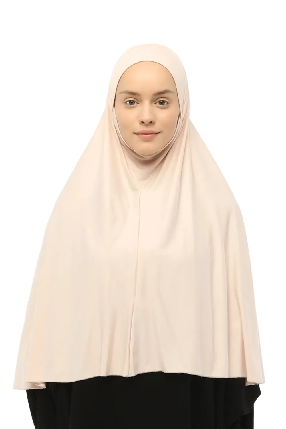 طرحة صلاة جاهزة بنقاب مقاس كبير جداً - صورة 2
