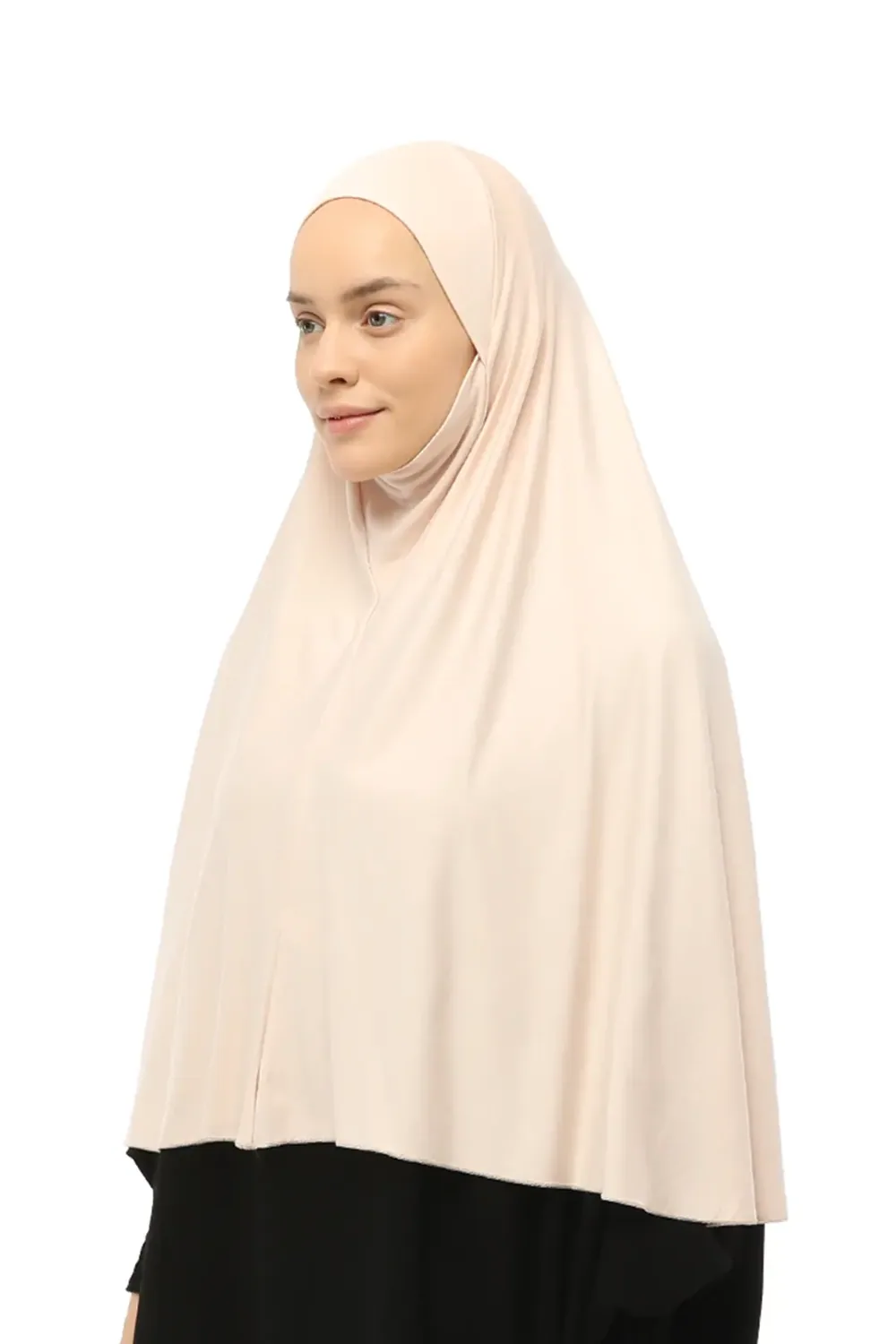طرحة صلاة جاهزة بنقاب مقاس كبير جداً - صورة 3