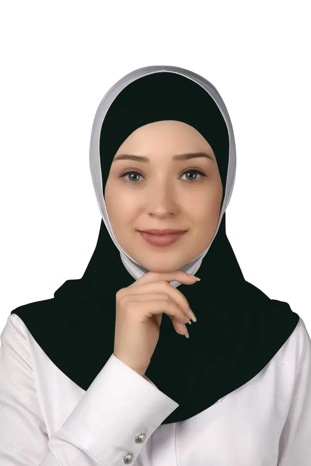 حجاب جاهز بلونين - صورة 3