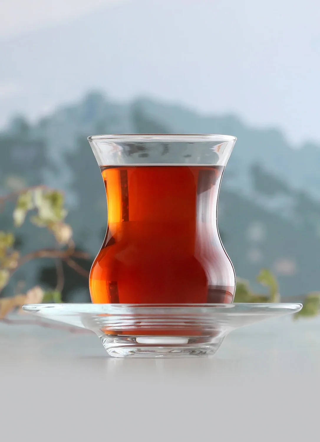 طقم كاسات شاي تركية 6 أشخاص 135 مل