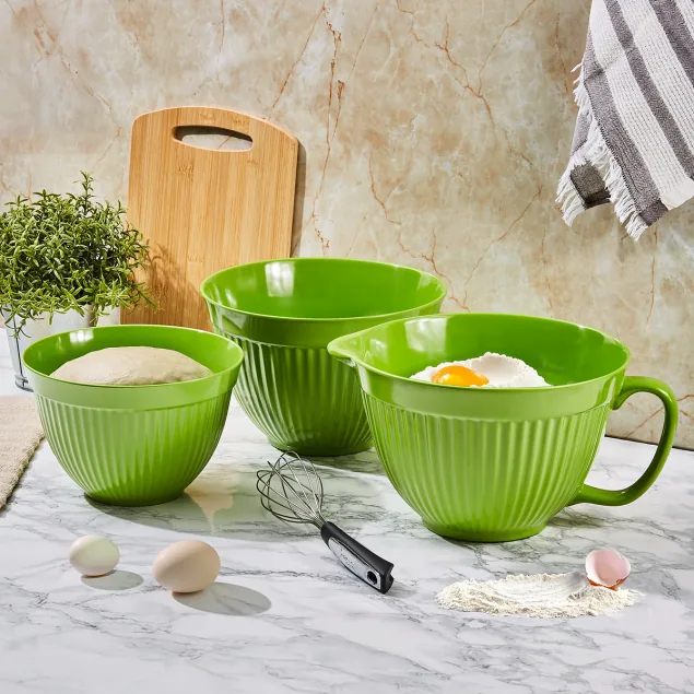وعاء خلط أخضر 20 سم - صورة 2