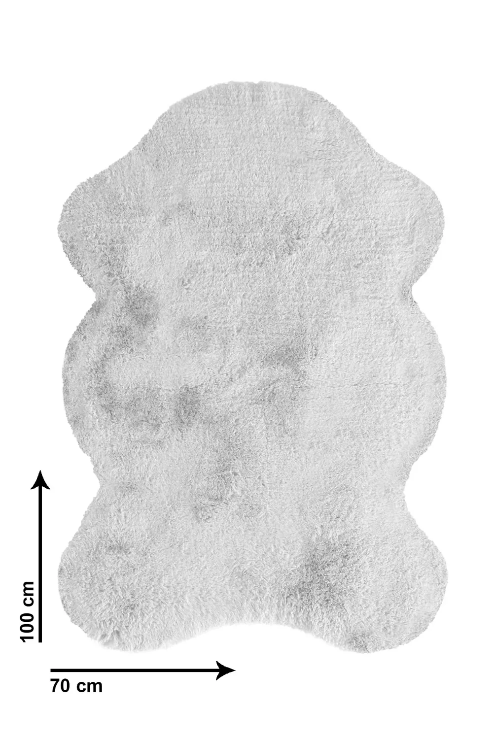 طقم دواسات حمّام 70×100 سم - رمادي - صورة 4