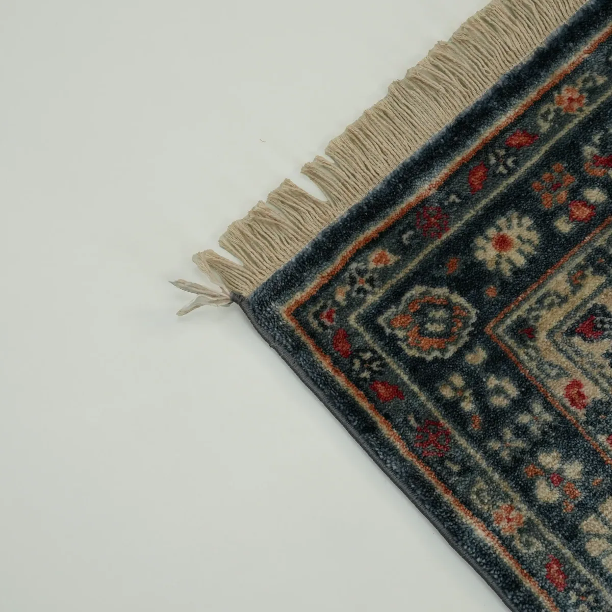 سجادة صلاة بنقشة محراب من التنسل - أزرق - 80×130 سم - صورة 3