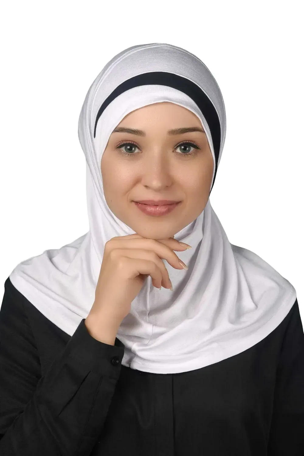 حجاب جاهز بتفصيل هلال