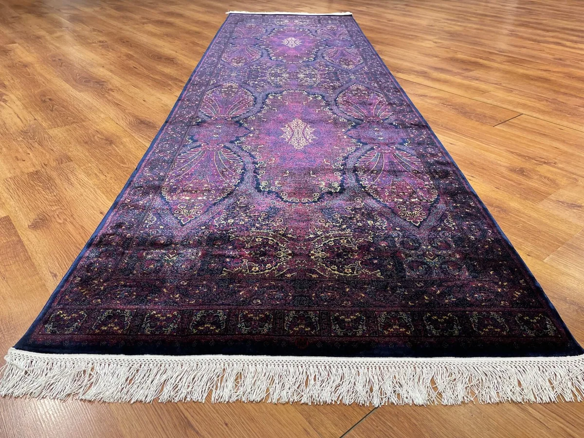 سجادة ممرات من خيوط البامبو - 90×300 سم - صورة 3