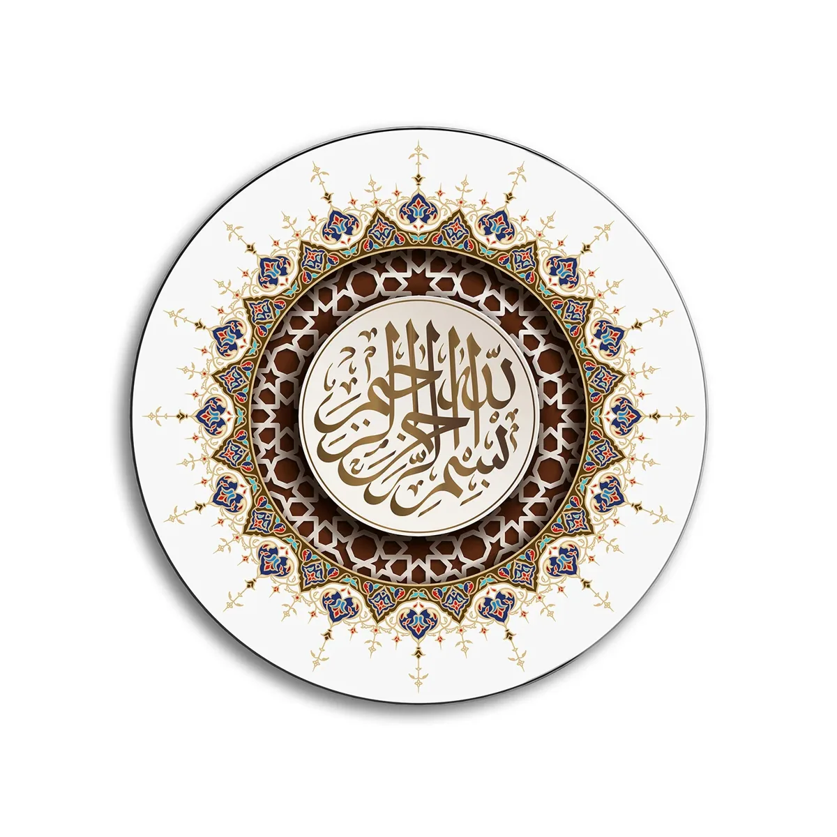 لوحة زجاجية بالبسملة