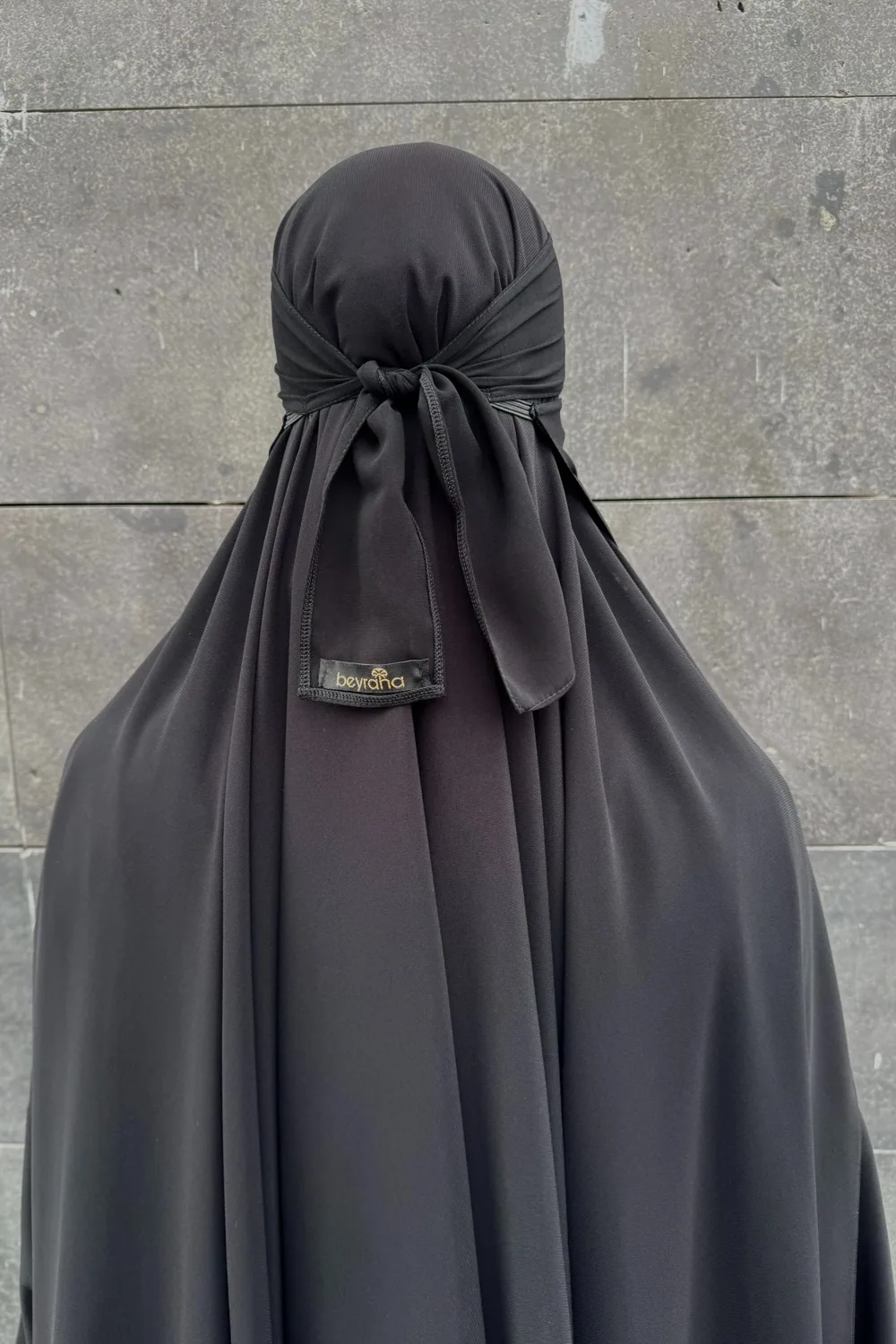 نقاب طبقة واحدة برباط مطاطي أسود - صورة 3