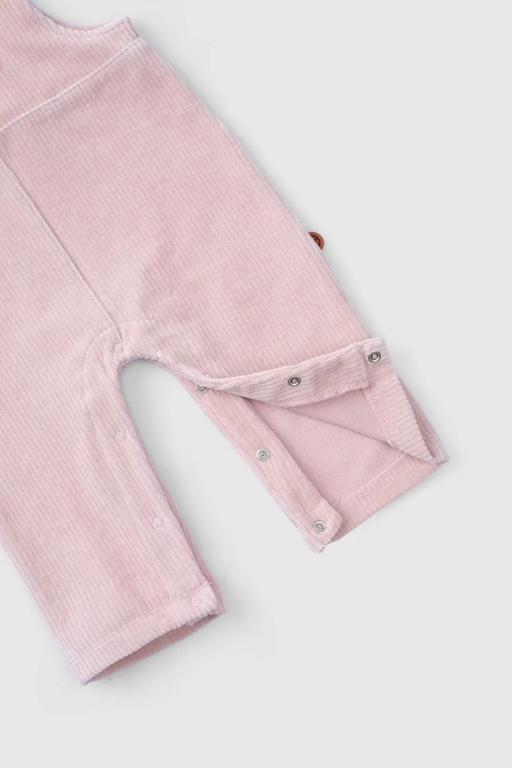 سالوبيت رضّع قطيفة مضلعة وردي - صورة 4