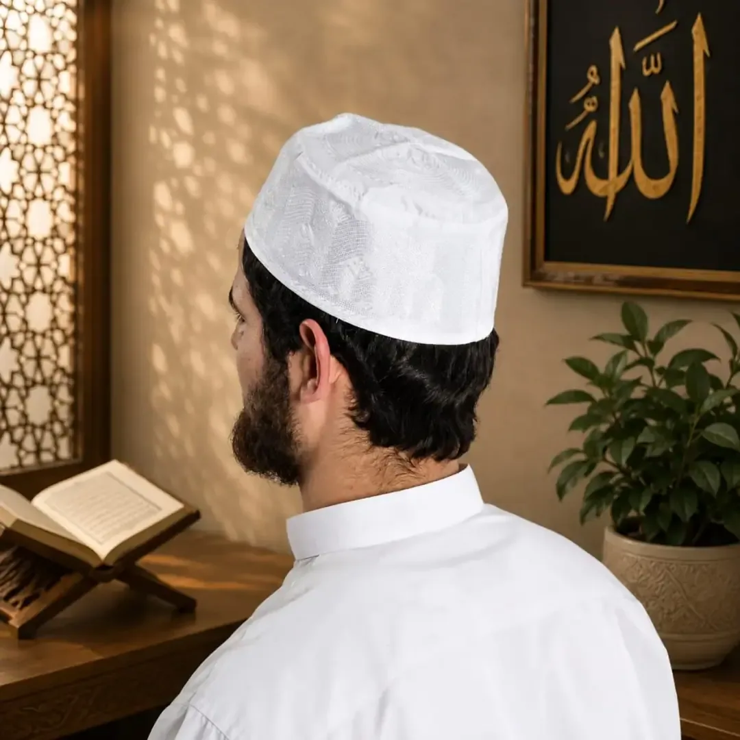 طاقية صلاة لحفظة القرآن