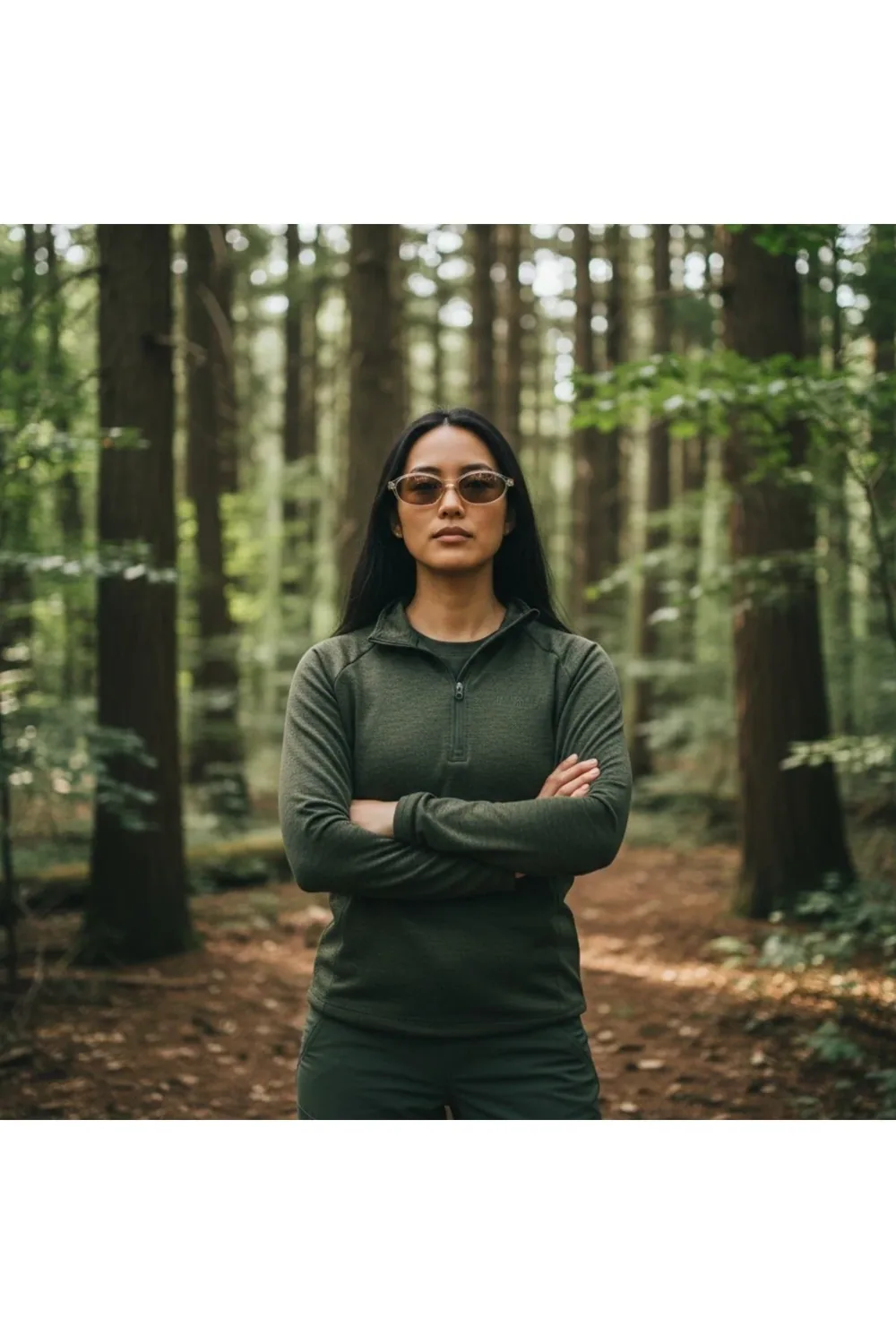 نظارة شمسية بتصميم عين القطة بإطار عظمي وعدسات سوداء