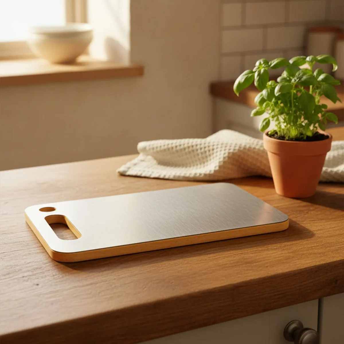 لوح تقطيع صغير بوجهين 24×14 سم - صورة 3