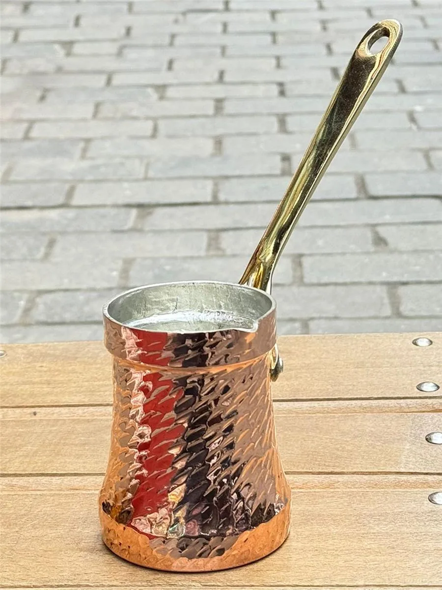 ركوة نحاس بريميوم يدوية بقطر 10 سم
