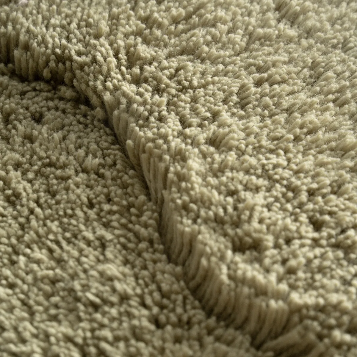 طقم دواسات حمّام من قطن قطعتان - أخضر فاتح - صورة 2