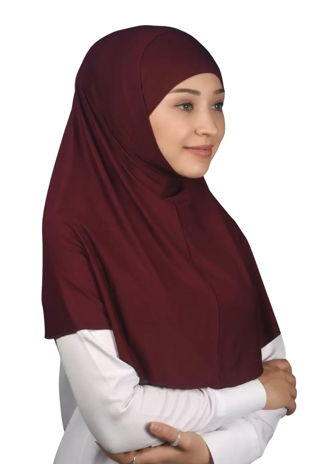 طقم حجاب جاهز مع بونيه - صورة 4