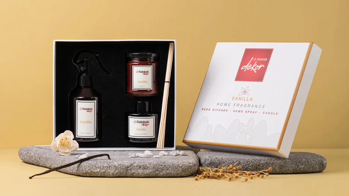 طقم هدية 3 معطرات جو بعبير الفانيليا