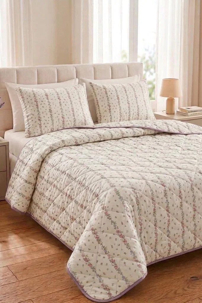 طقم لحاف مزدوج من قطن 4 قطع 200×220 سم
