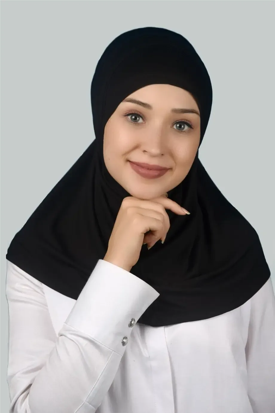 حجاب جاهز بتصميم عملي للصلاة - صورة 3