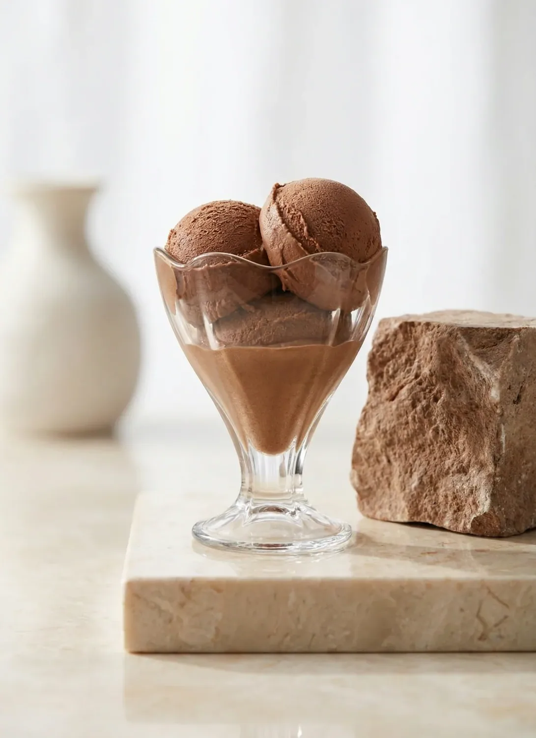 طقم 3 كاسات حلويات زجاجية رفيعة