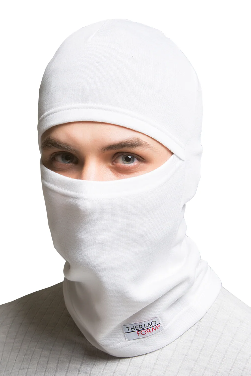 قناع ثلج حراري مزغّب من الداخل أبيض