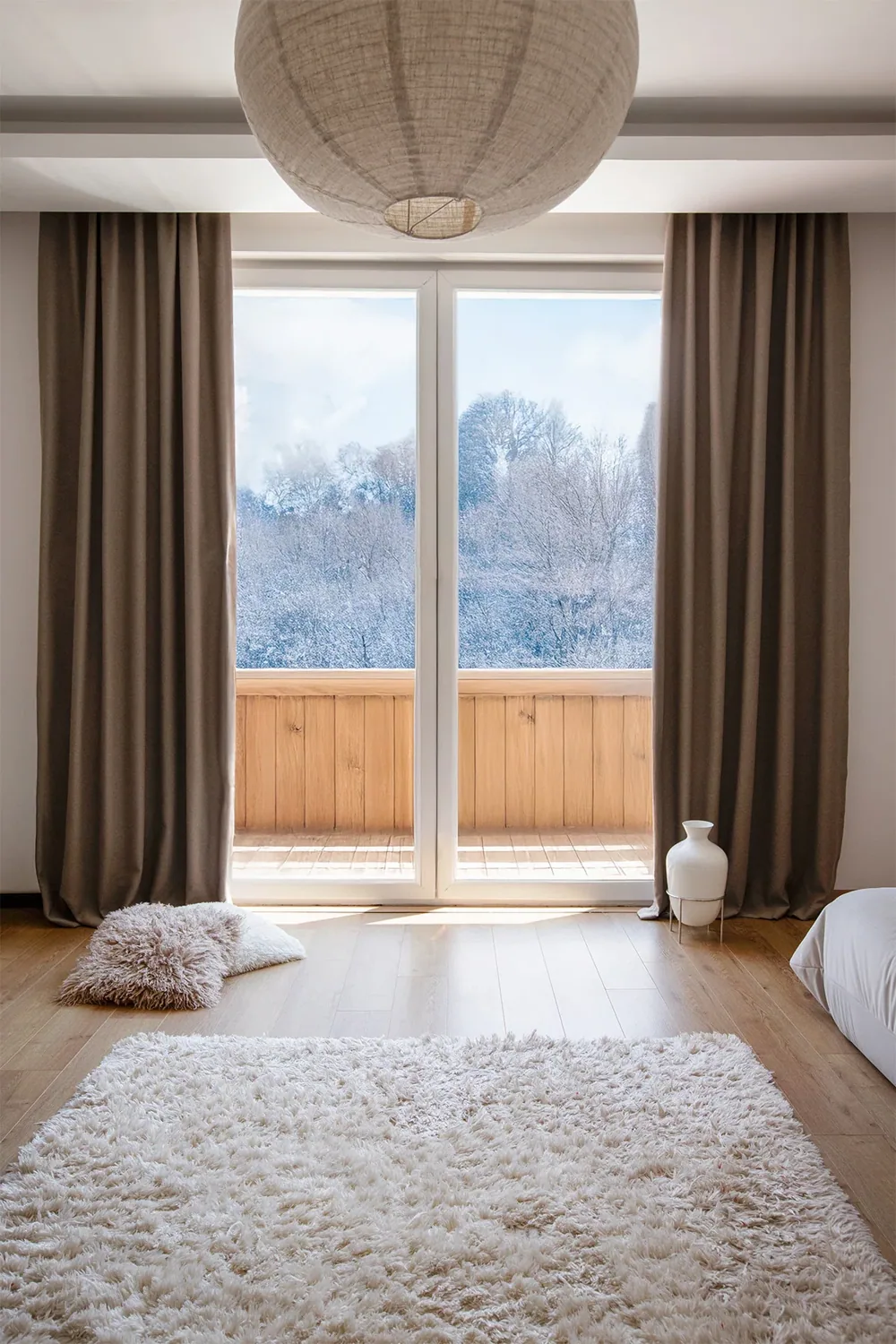زوج ستائر تعتيم فحمية بأربعة ألوان متاحة 140×270 سم - صورة 3