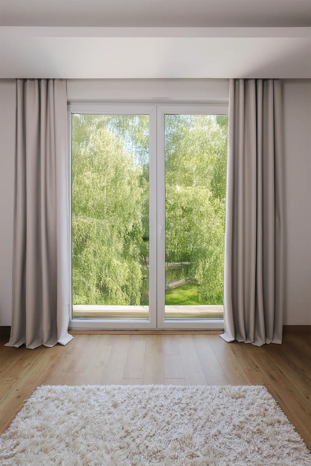 زوج ستائر تعتيم فحمية بأربعة ألوان متاحة 140×270 سم - صورة 4