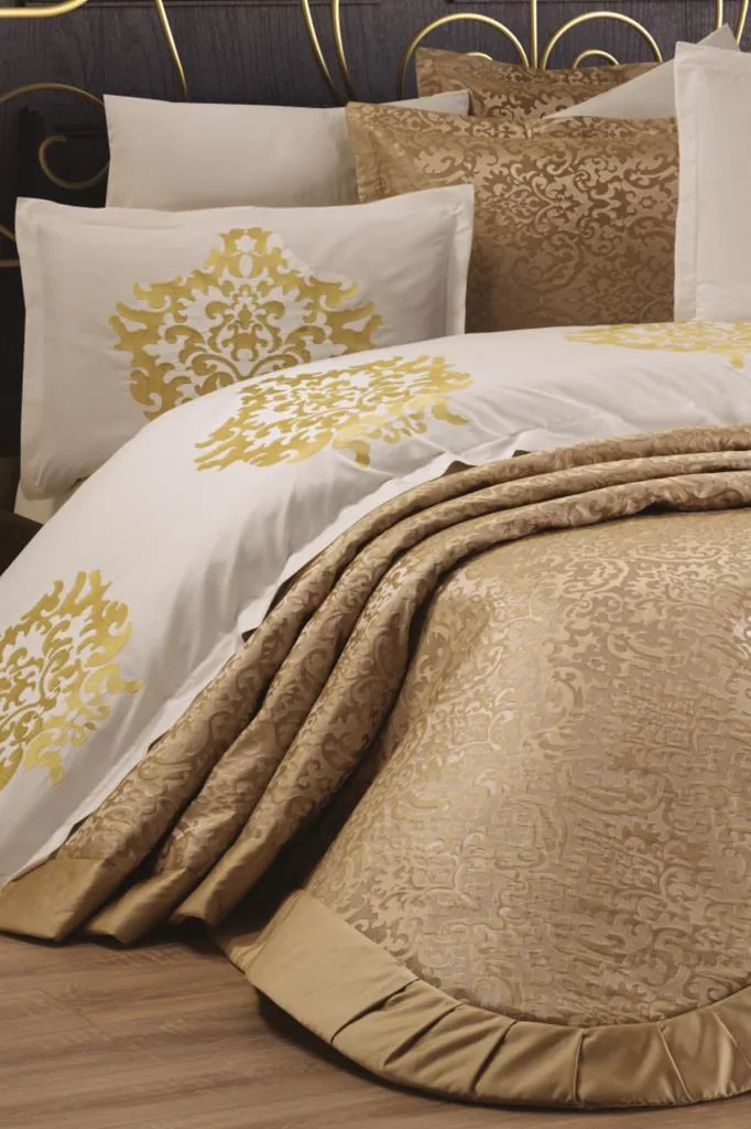 طقم جهاز عروس 10 قطع 250×260 سم - كابتشينو