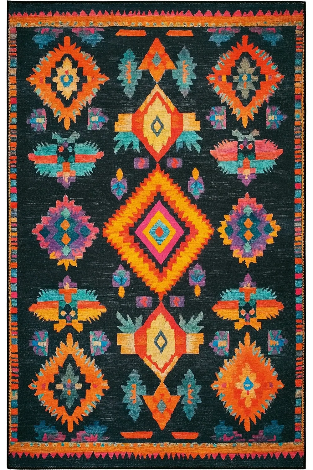 سجادة ممرات - متعدد الألوان - 80×200 سم