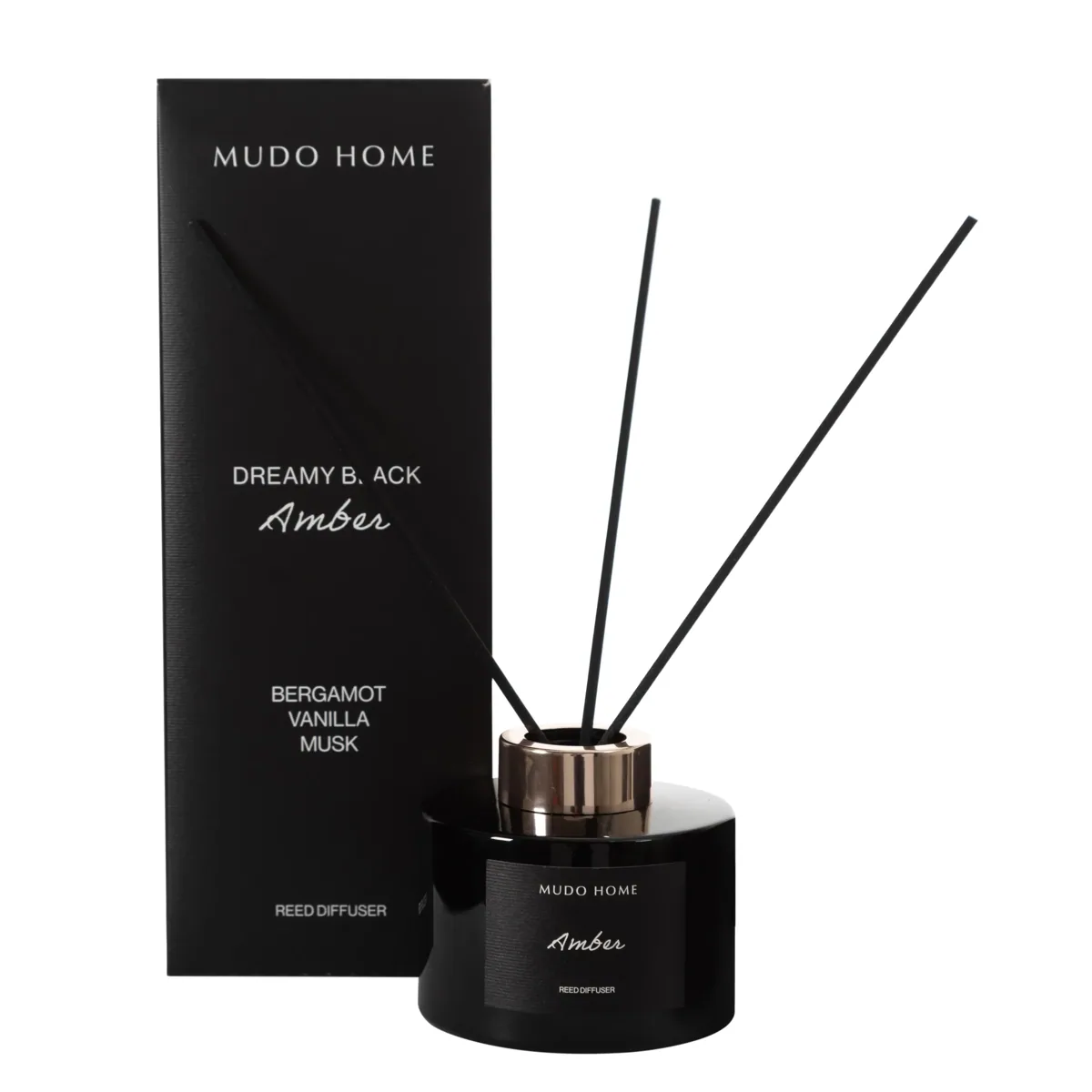 معطر جو بأعواد 150 مل بعبير العنبر والفانيليا