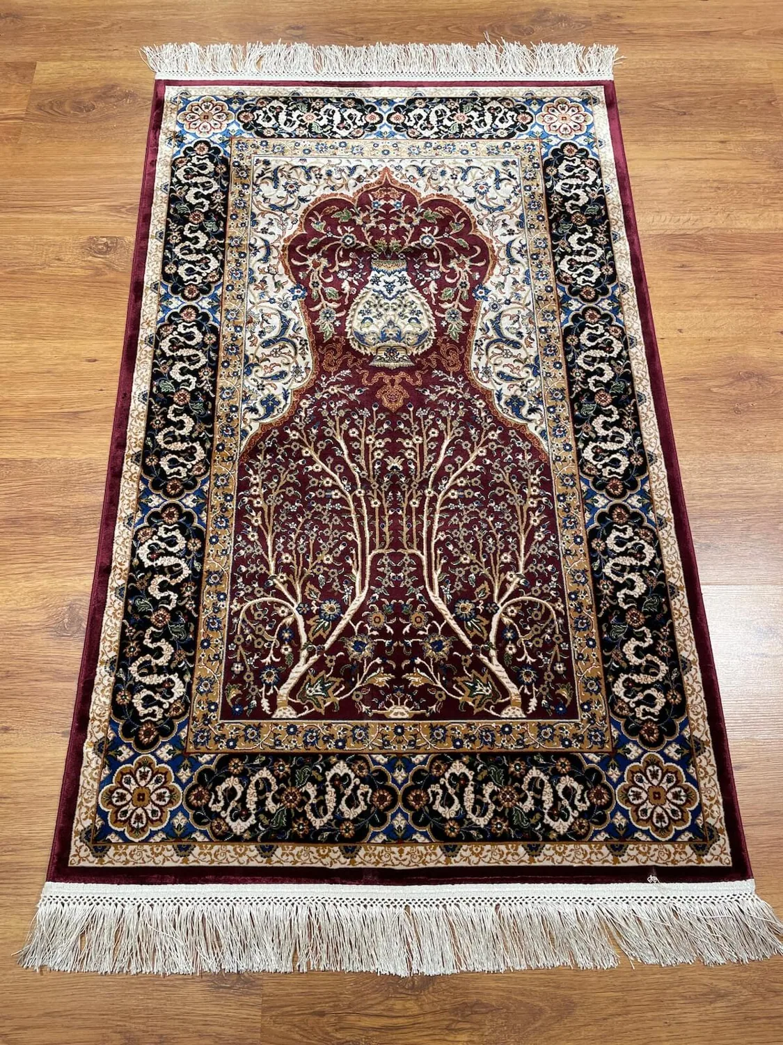 سجادة صلاة من خيوط البامبو - 80×125 سم - صورة 2