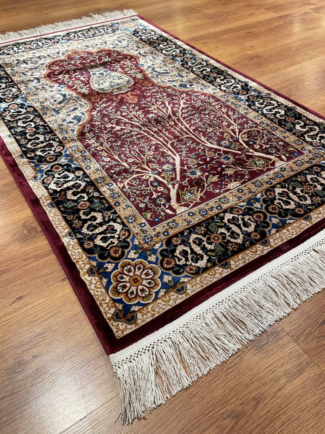 سجادة صلاة من خيوط البامبو - 80×125 سم - صورة 3