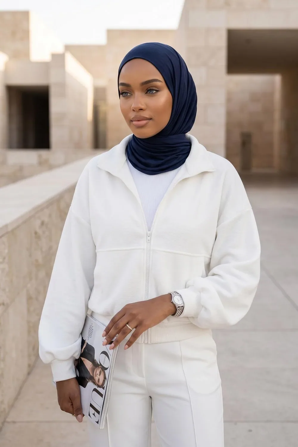 شال بينيه جاهز يومي مانع للانزلاق - صورة 3