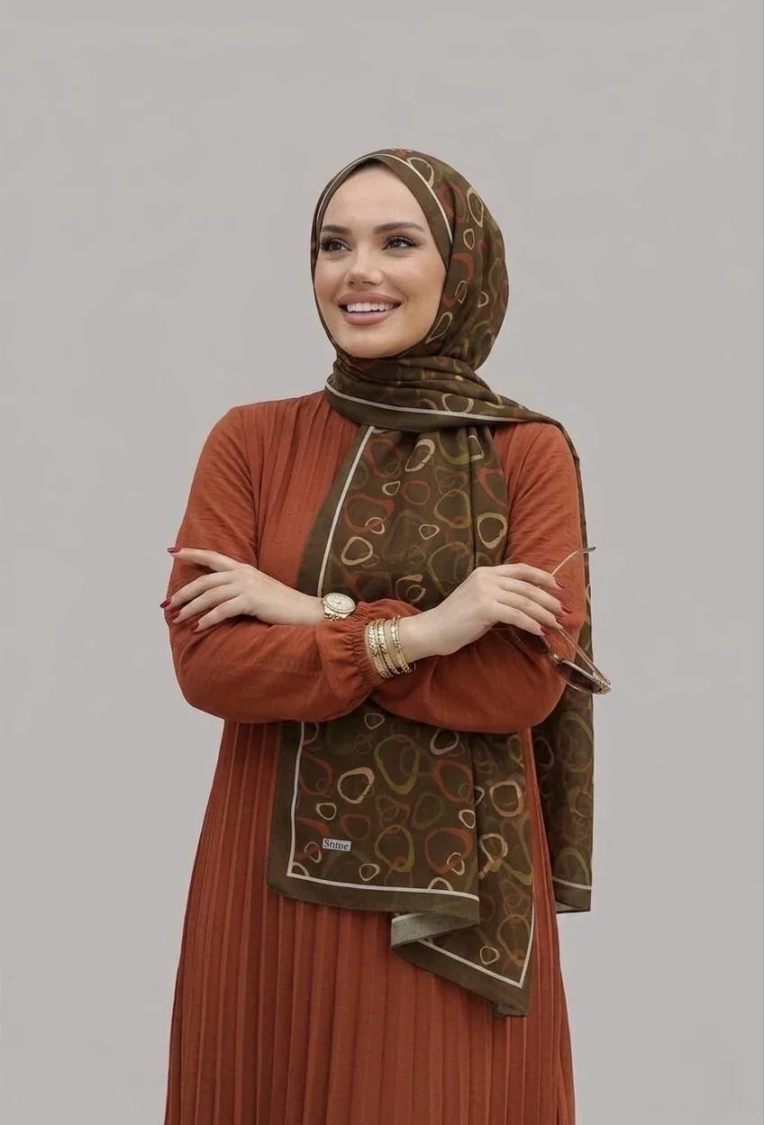 شال قطني ناعم بملمس خفيف (موديل D-8)