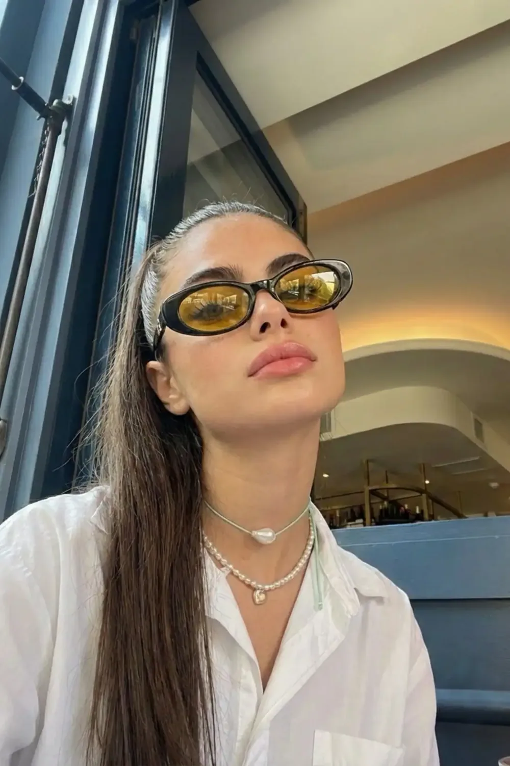 نظارة شمسية نسائية نحيفة خفيفة الوزن بحماية من الأشعة - صورة 2