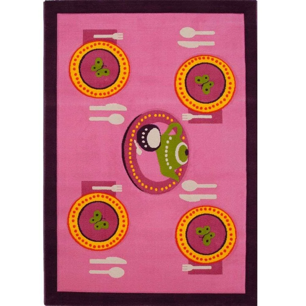سجادة أطفال - وردي - 133×190 سم