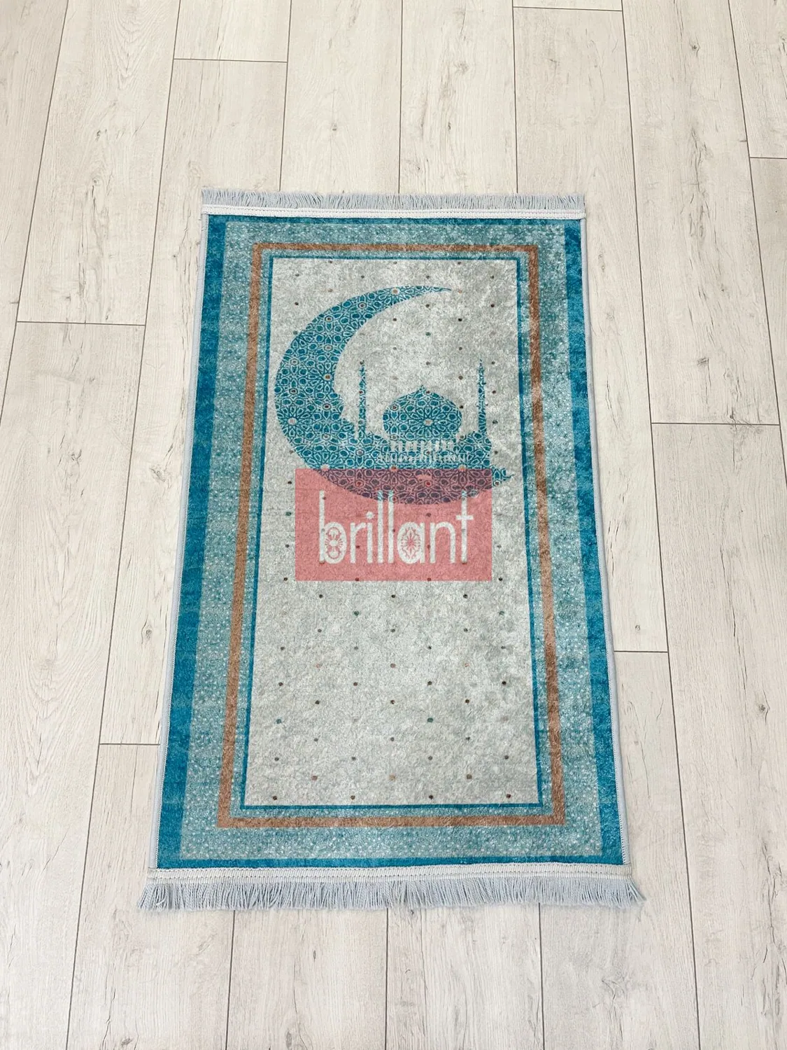 سجادة صلاة زرقاء للأطفال 50×80 سم