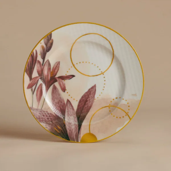 طقم صحون دائري 55 قطعة لـ12 شخصاً - صورة 2