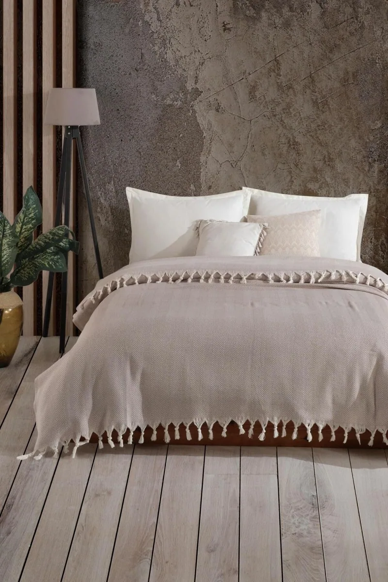 غطاء سرير بيكيه مزدوج 200×230 سم