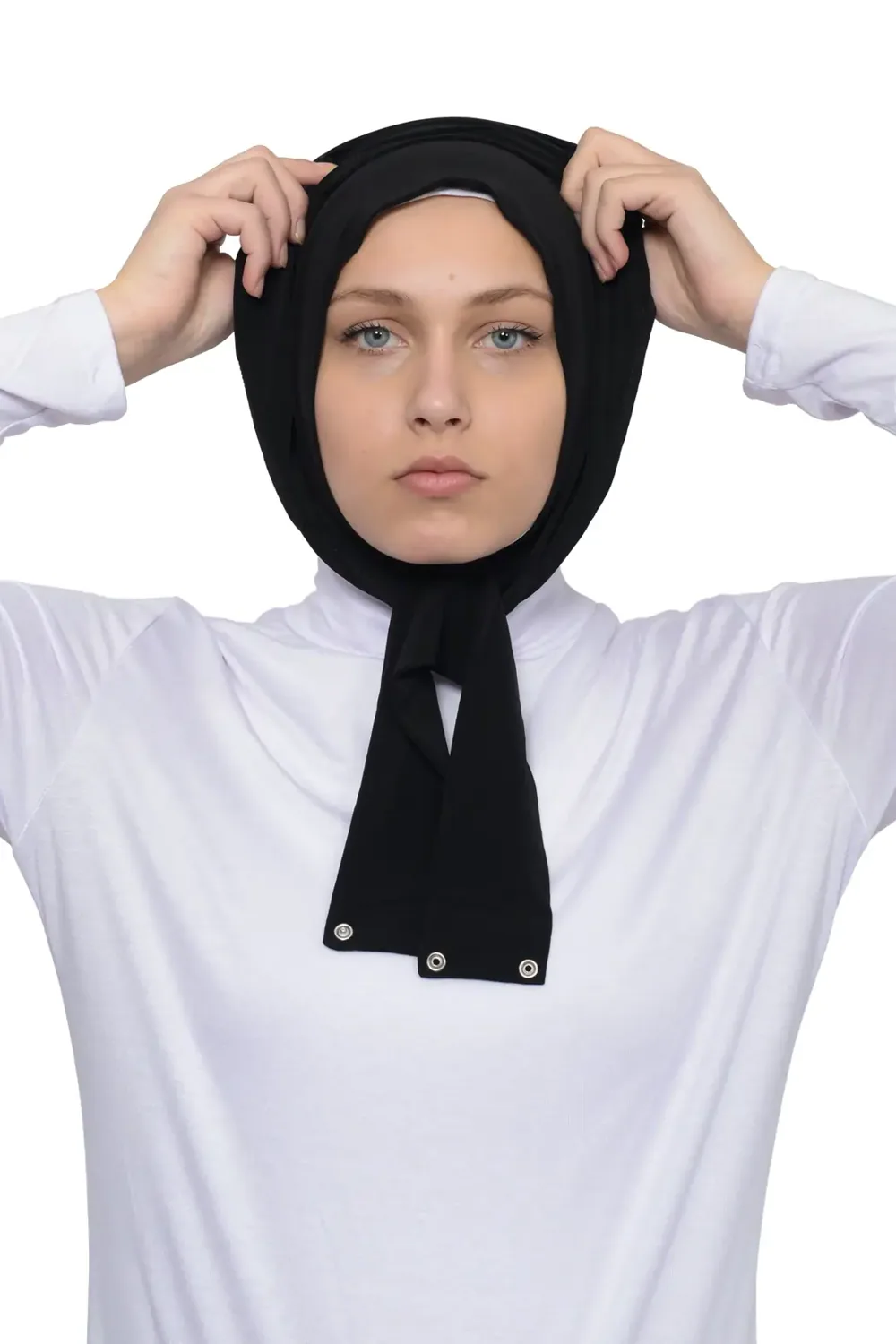 حجاب جاهز بأزرار ضغط