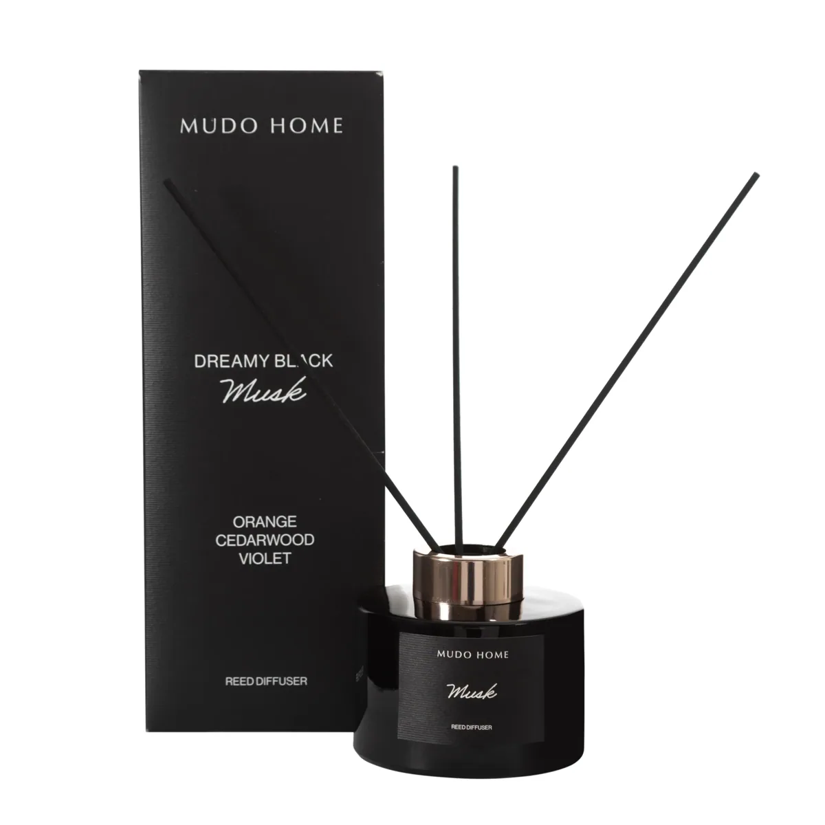 معطر جو بأعواد 150 مل بعبير المسك الأسود